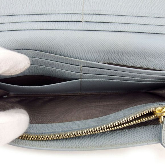 PRADA Purse ribbon Safi Arno leather Authentic USED - Picture 6 of 8